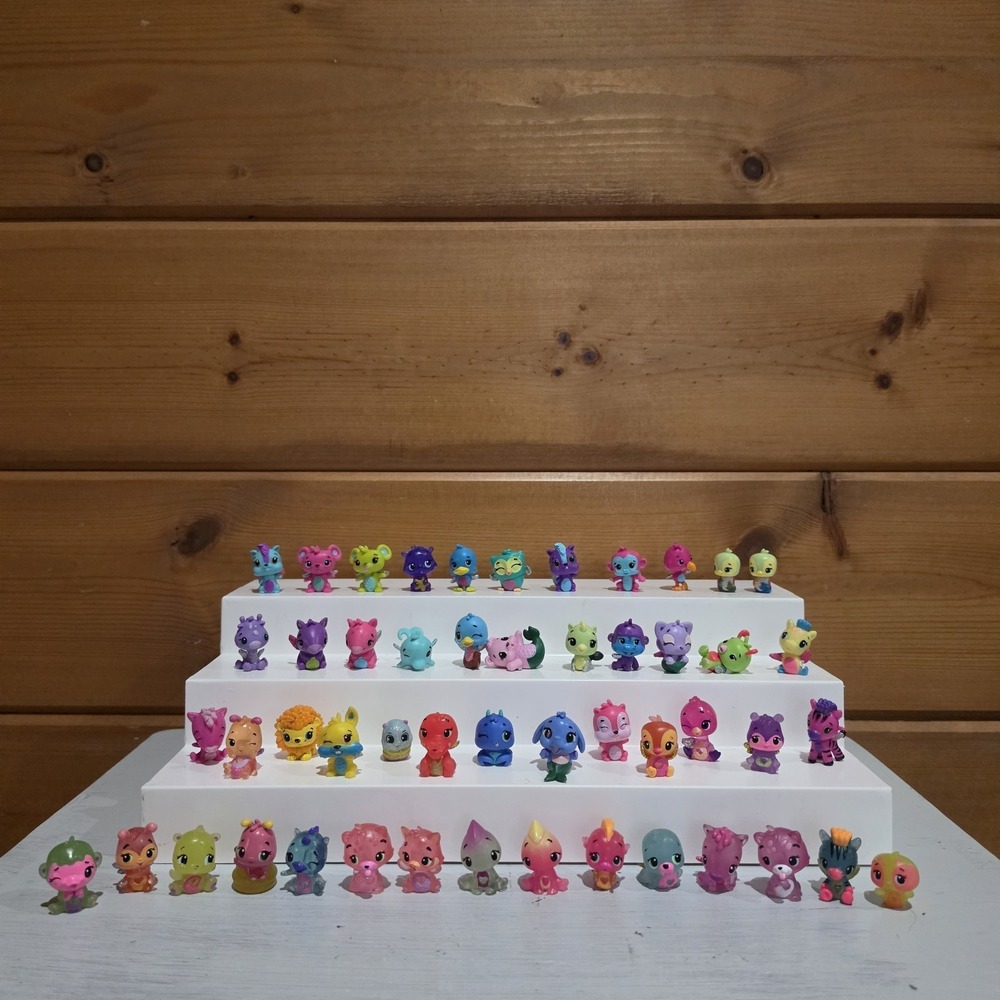 Hatchimals CollEGGtibles Lot Bundle 50 Figures Rare Glow Glitter HTF‎ Lobstar